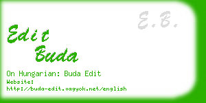 edit buda business card